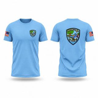 Old School Cotton Feel Shirt, Baldwin Police Department, Police, Teamtime, Team time, sublimation, custom sports apparel, team uniforms, spirit wear, spiritwear, sports uniforms, custom shirts, team store, custom team store, fundraiser sports, apparel fundraiser