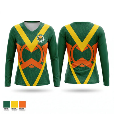 Oswego  RFC  Wizards Women's Long Sleeve V-neck Shirt - 1
