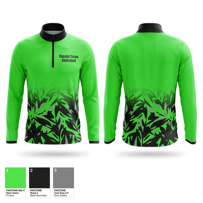 Capalot Cones Basketball 51420899 Quarter Zip Jacket - 1