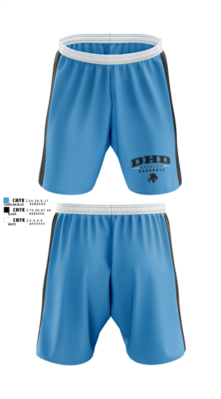 Athletic Shorts With Pockets, DHD Broncos, Baseball, Teamtime, Team time, sublimation, custom sports apparel, team uniforms, spirit wear, spiritwear, sports uniforms, custom shirts, team store, custom team store, fundraiser sports, apparel fundraiser