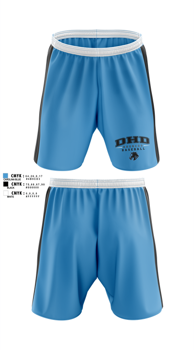 DHD Broncos Athletic Shorts With Pockets - 10