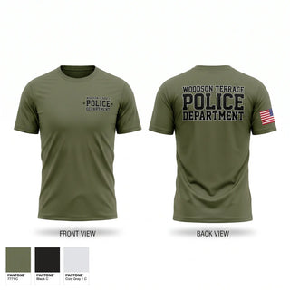 Short Sleeve Performance Shirt, Woodson Terrace Police Department, Police, Teamtime, Team time, sublimation, custom sports apparel, team uniforms, spirit wear, spiritwear, sports uniforms, custom shirts, team store, custom team store, fundraiser sports, apparel fundraiser