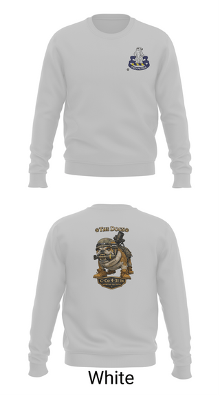 Crew Neck Sweatshirt, C-co 4-31 INF Mortar Section, Army, Teamtime, Team time, sublimation, custom sports apparel, team uniforms, spirit wear, spiritwear, sports uniforms, custom shirts, team store, custom team store, fundraiser sports, apparel fundraiser
