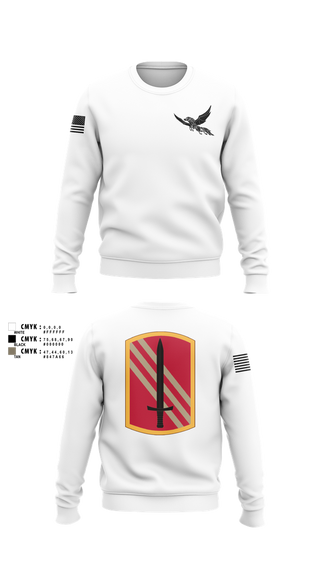 Crew Neck Sweatshirt, 196th BDE SIG CO, , Teamtime, Team time, sublimation, custom sports apparel, team uniforms, spirit wear, spiritwear, sports uniforms, custom shirts, team store, custom team store, fundraiser sports, apparel fundraiser