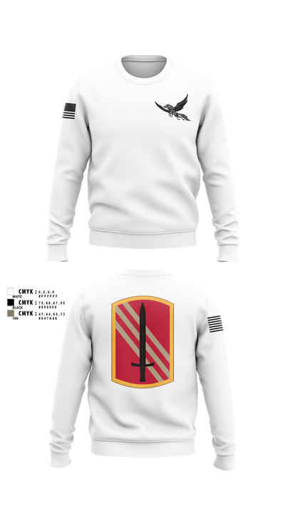 196th BDE SIG CO 21636857 Crew Neck Sweatshirt - 3