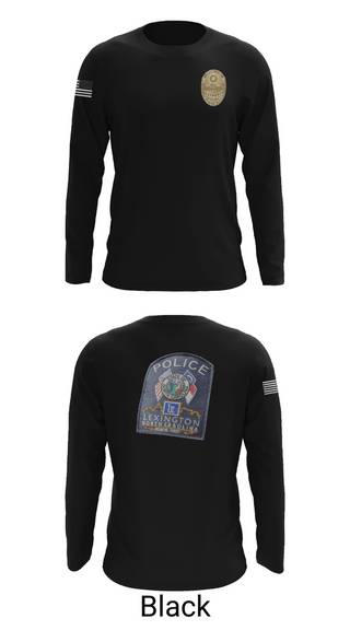 Long Sleeve Performance Shirt, Lexington Police Department, Police, Teamtime, Team time, sublimation, custom sports apparel, team uniforms, spirit wear, spiritwear, sports uniforms, custom shirts, team store, custom team store, fundraiser sports, apparel fundraiser