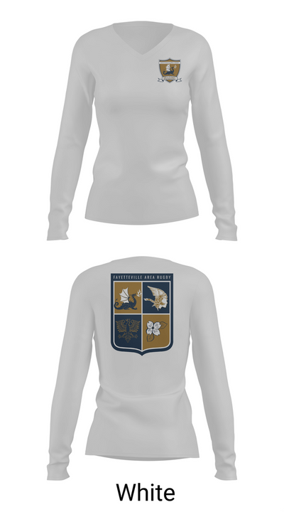 Fayetteville Area Rugby Women's Long Sleeve V-neck Shirt - 16