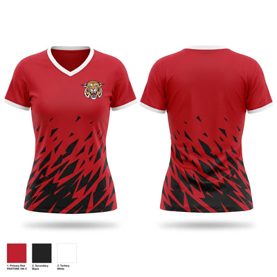 Wildcats Women's Short Sleeve V-neck Shirt - 1