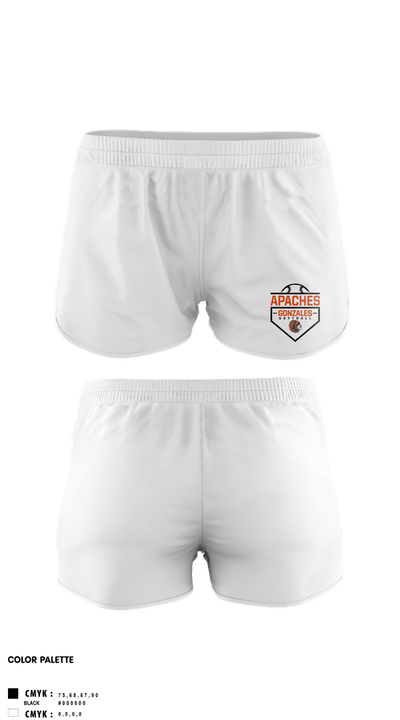 Gonzales High School Softball 86038121 Women's Shorts - 3