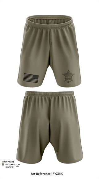 Athletic Shorts With Pockets, Emergency Response Team, Police, Teamtime, Team time, sublimation, custom sports apparel, team uniforms, spirit wear, spiritwear, sports uniforms, custom shirts, team store, custom team store, fundraiser sports, apparel fundraiser