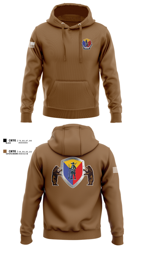 Hoodie, Camp Crowder HHC, , Teamtime, Team time, sublimation, custom sports apparel, team uniforms, spirit wear, spiritwear, sports uniforms, custom shirts, team store, custom team store, fundraiser sports, apparel fundraiser