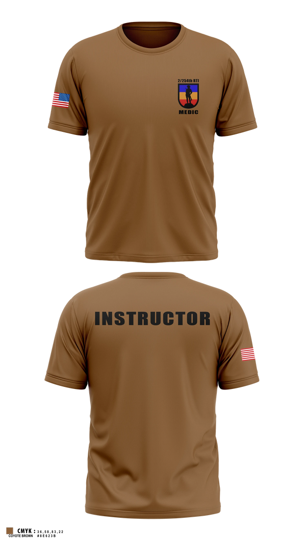 Old School Cotton Feel Shirt, 2/254 RTI, Army, Teamtime, Team time, sublimation, custom sports apparel, team uniforms, spirit wear, spiritwear, sports uniforms, custom shirts, team store, custom team store, fundraiser sports, apparel fundraiser