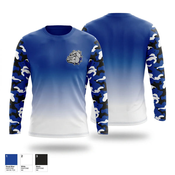 Long Sleeve Performance Shirt, Columbia Hoyas Elite, Men's Basketball, Teamtime, Team time, sublimation, custom sports apparel, team uniforms, spirit wear, spiritwear, sports uniforms, custom shirts, team store, custom team store, fundraiser sports, apparel fundraiser