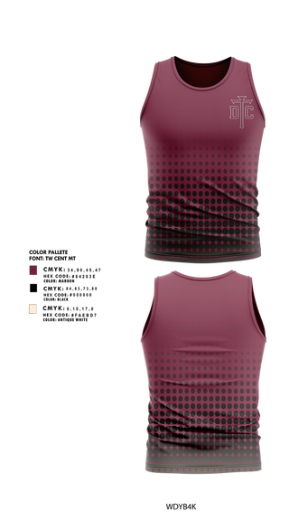 Tank Top, Dowling Catholic, Cheer, Teamtime, Team time, sublimation, custom sports apparel, team uniforms, spirit wear, spiritwear, sports uniforms, custom shirts, team store, custom team store, fundraiser sports, apparel fundraiser