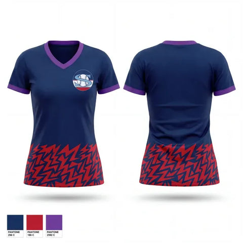 Womens Short Sleeve Vneck Shirt, Showtime, Softball, Teamtime, Team time, sublimation, custom sports apparel, team uniforms, spirit wear, spiritwear, sports uniforms, custom shirts, team store, custom team store, fundraiser sports, apparel fundraiser