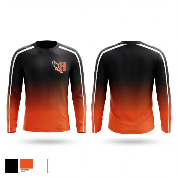 Long Sleeve Performance Shirt, Hastings Tigers, Track & Field, Teamtime, Team time, sublimation, custom sports apparel, team uniforms, spirit wear, spiritwear, sports uniforms, custom shirts, team store, custom team store, fundraiser sports, apparel fundraiser