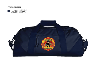 Duffle Bag, Camden city fire department, rescue 1, Fire Department, Teamtime, Team time, sublimation, custom sports apparel, team uniforms, spirit wear, spiritwear, sports uniforms, custom shirts, team store, custom team store, fundraiser sports, apparel fundraiser