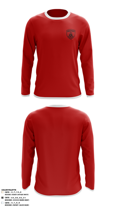 Freeport FC 77823295 Long Sleeve Performance Shirt 3
