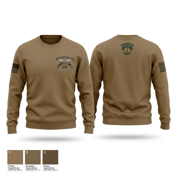 Crew Neck Sweatshirt, Mpk9, Army, Teamtime, Team time, sublimation, custom sports apparel, team uniforms, spirit wear, spiritwear, sports uniforms, custom shirts, team store, custom team store, fundraiser sports, apparel fundraiser