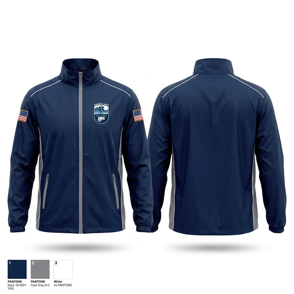 Windbreaker, Pocahontas County EMS, EMS/EMT, Teamtime, Team time, sublimation, custom sports apparel, team uniforms, spirit wear, spiritwear, sports uniforms, custom shirts, team store, custom team store, fundraiser sports, apparel fundraiser