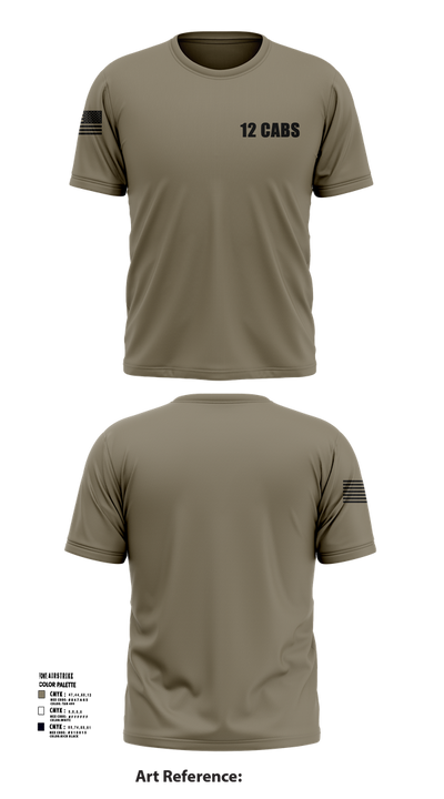 12 CABS 85132731 Short Sleeve Performance Shirt - 102