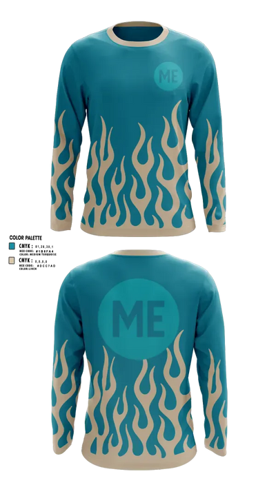 Nine is Enough 17675622 Long Sleeve Performance Shirt 3