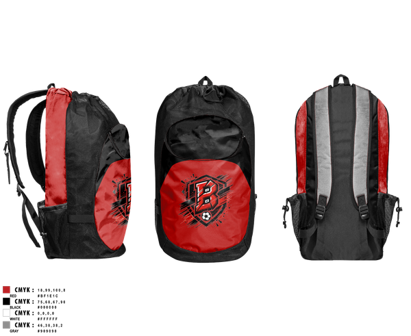 Gear Bag, Bremen Soccer, Men's Soccer, Teamtime, Team time, sublimation, custom sports apparel, team uniforms, spirit wear, spiritwear, sports uniforms, custom shirts, team store, custom team store, fundraiser sports, apparel fundraiser