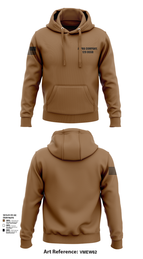 Hoodie, Alpha Company, 129 DSSB, , Teamtime, Team time, sublimation, custom sports apparel, team uniforms, spirit wear, spiritwear, sports uniforms, custom shirts, team store, custom team store, fundraiser sports, apparel fundraiser