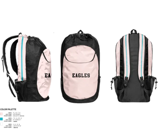 Gear Bag, Eagles, Women's Soccer, Teamtime, Team time, sublimation, custom sports apparel, team uniforms, spirit wear, spiritwear, sports uniforms, custom shirts, team store, custom team store, fundraiser sports, apparel fundraiser