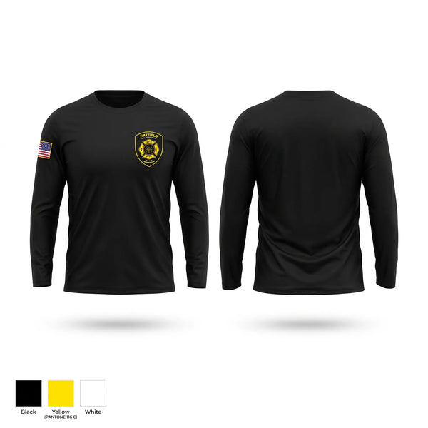 Long Sleeve Performance Shirt, Hayfield Fire, Fire Department, Teamtime, Team time, sublimation, custom sports apparel, team uniforms, spirit wear, spiritwear, sports uniforms, custom shirts, team store, custom team store, fundraiser sports, apparel fundraiser