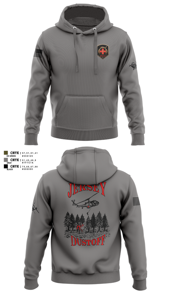Hoodie, 1-171 MEDEVAC Dustoff, National Guard, Teamtime, Team time, sublimation, custom sports apparel, team uniforms, spirit wear, spiritwear, sports uniforms, custom shirts, team store, custom team store, fundraiser sports, apparel fundraiser
