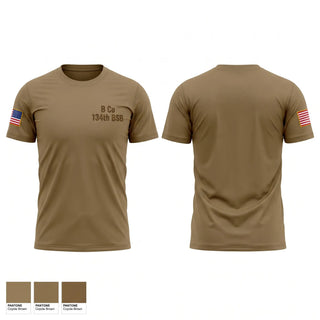 Short Sleeve Performance Shirt, B Co 134th BSB, Army, Teamtime, Team time, sublimation, custom sports apparel, team uniforms, spirit wear, spiritwear, sports uniforms, custom shirts, team store, custom team store, fundraiser sports, apparel fundraiser