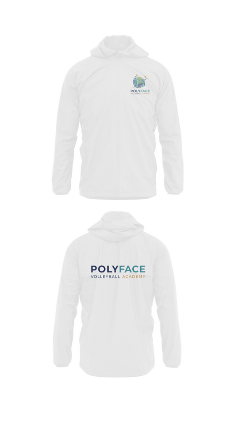 Windbreaker, PolyFace Volleyball Academy, Women's Volleyball, Teamtime, Team time, sublimation, custom sports apparel, team uniforms, spirit wear, spiritwear, sports uniforms, custom shirts, team store, custom team store, fundraiser sports, apparel fundraiser