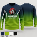 Osawatomie High School Basketball 67825924 Crew Neck Sweatshirt - 21
