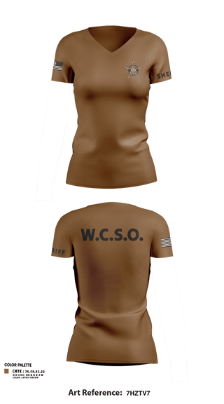 Womens Short Sleeve Vneck Shirt, Washington County Sheriff’s Office, Police, Teamtime, Team time, sublimation, custom sports apparel, team uniforms, spirit wear, spiritwear, sports uniforms, custom shirts, team store, custom team store, fundraiser sports, apparel fundraiser