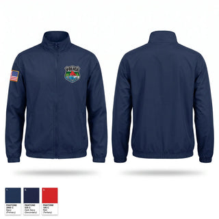 Windbreaker, Town of Clinton Police, Police, Teamtime, Team time, sublimation, custom sports apparel, team uniforms, spirit wear, spiritwear, sports uniforms, custom shirts, team store, custom team store, fundraiser sports, apparel fundraiser