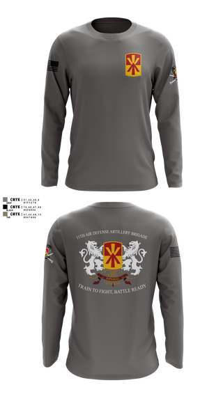 Long Sleeve Performance Shirt, Bravo 1-43 ADA, Army, Teamtime, Team time, sublimation, custom sports apparel, team uniforms, spirit wear, spiritwear, sports uniforms, custom shirts, team store, custom team store, fundraiser sports, apparel fundraiser