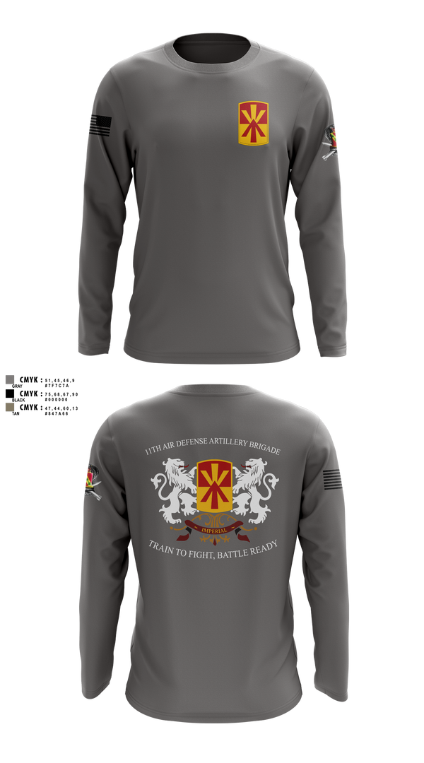 Long Sleeve Performance Shirt, Bravo 1-43 ADA, Army, Teamtime, Team time, sublimation, custom sports apparel, team uniforms, spirit wear, spiritwear, sports uniforms, custom shirts, team store, custom team store, fundraiser sports, apparel fundraiser
