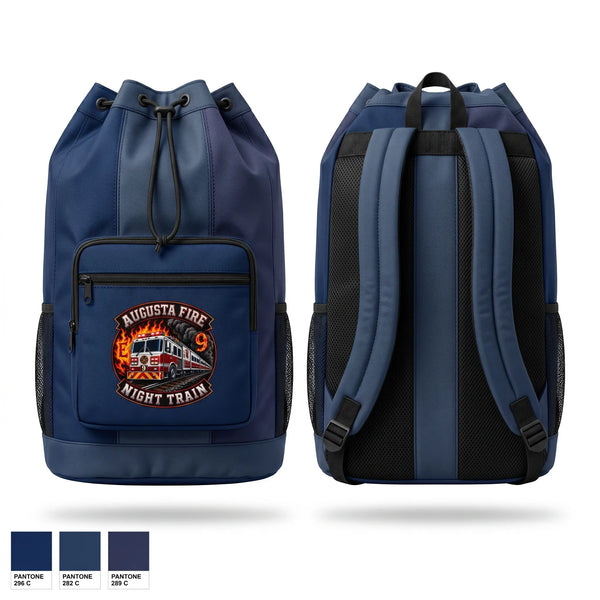 Gear Bag, Augusta fire department, Fire Department, Teamtime, Team time, sublimation, custom sports apparel, team uniforms, spirit wear, spiritwear, sports uniforms, custom shirts, team store, custom team store, fundraiser sports, apparel fundraiser
