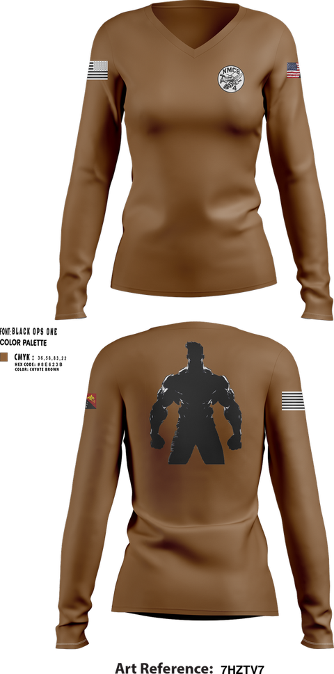 Womens Long Sleeve Vneck Shirt, NMCB 4, , Teamtime, Team time, sublimation, custom sports apparel, team uniforms, spirit wear, spiritwear, sports uniforms, custom shirts, team store, custom team store, fundraiser sports, apparel fundraiser