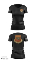 Evangeline Parish Sheriffs Office S.R.T Women's Short Sleeve V-neck Shirt - 21