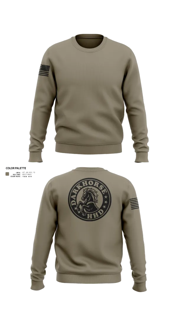 Crew Neck Sweatshirt, HHD, 627TH Hospital Center, , Teamtime, Team time, sublimation, custom sports apparel, team uniforms, spirit wear, spiritwear, sports uniforms, custom shirts, team store, custom team store, fundraiser sports, apparel fundraiser