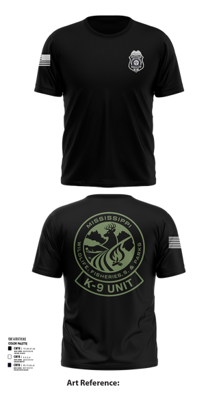Short Sleeve Performance Shirt, MDWFP K9, , Teamtime, Team time, sublimation, custom sports apparel, team uniforms, spirit wear, spiritwear, sports uniforms, custom shirts, team store, custom team store, fundraiser sports, apparel fundraiser