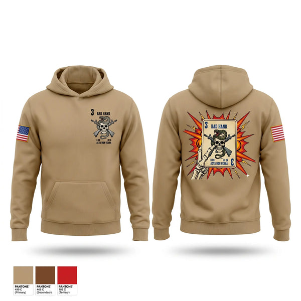 Hoodie, Bad Hand, Army, Teamtime, Team time, sublimation, custom sports apparel, team uniforms, spirit wear, spiritwear, sports uniforms, custom shirts, team store, custom team store, fundraiser sports, apparel fundraiser