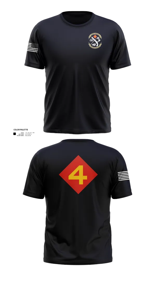 Old School Cotton Feel Shirt, 14th Marine regiment 4th Marine corps division, , Teamtime, Team time, sublimation, custom sports apparel, team uniforms, spirit wear, spiritwear, sports uniforms, custom shirts, team store, custom team store, fundraiser sports, apparel fundraiser