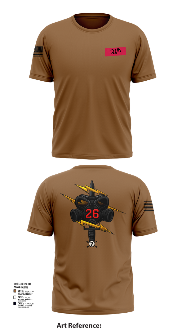 Short Sleeve Performance Shirt, 26th CM Co, , Teamtime, Team time, sublimation, custom sports apparel, team uniforms, spirit wear, spiritwear, sports uniforms, custom shirts, team store, custom team store, fundraiser sports, apparel fundraiser