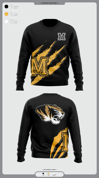 Marceline Tigers 63327154 Crew Neck Sweatshirt - 4