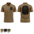 DET 3 HHB 1-111th FA 3177966 Short Sleeve Performance Polo - 1