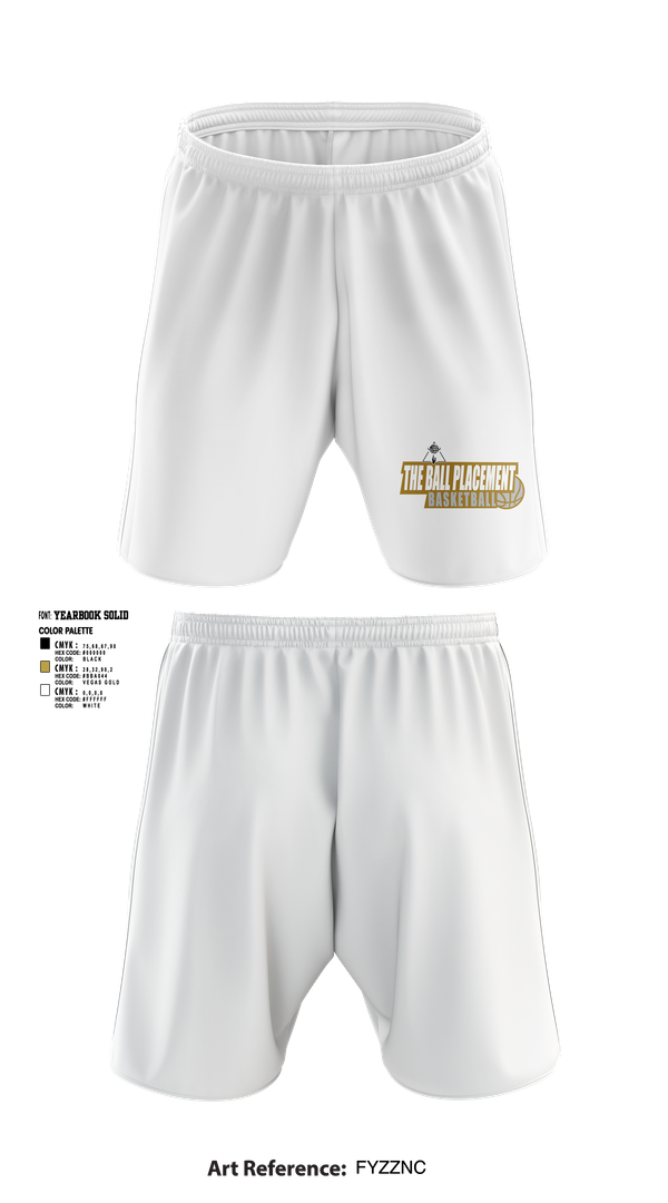 Athletic Shorts With Pockets, Ball Placement, Men's Basketball, Teamtime, Team time, sublimation, custom sports apparel, team uniforms, spirit wear, spiritwear, sports uniforms, custom shirts, team store, custom team store, fundraiser sports, apparel fundraiser