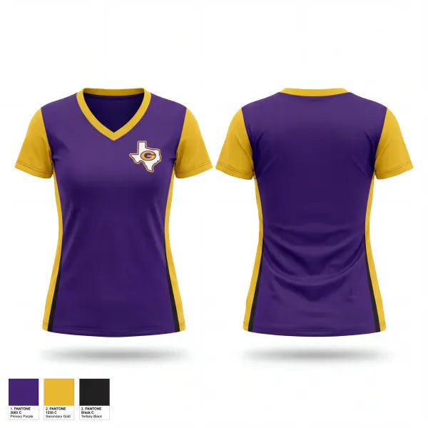Womens Short Sleeve Vneck Shirt, Granbury Pirates, Softball, Teamtime, Team time, sublimation, custom sports apparel, team uniforms, spirit wear, spiritwear, sports uniforms, custom shirts, team store, custom team store, fundraiser sports, apparel fundraiser